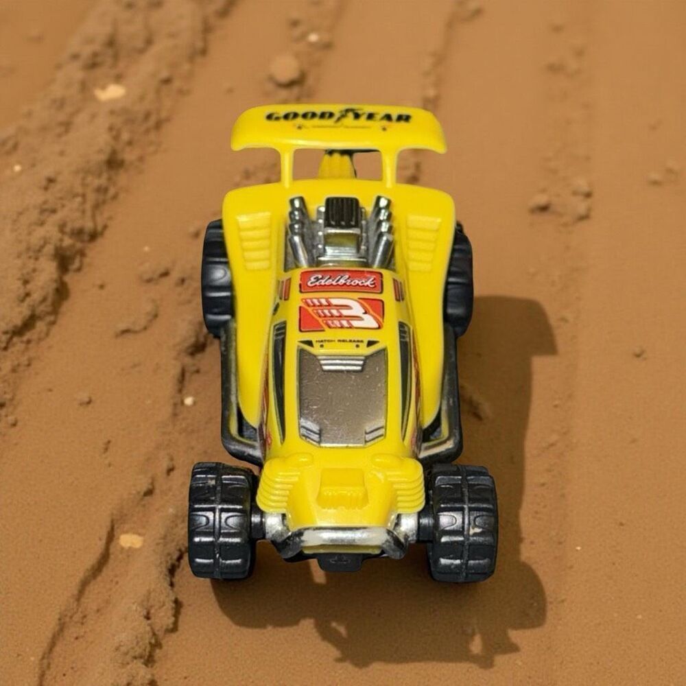 Vintage Hot Wheels 1997 Edelbrock Good Year No. 3 Racing Die Cast Car
